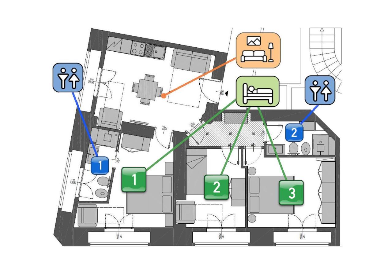 Stayeasy Filzi11 - 3 Bedrooms, 2 Baths - Central Station Milano Esterno foto
